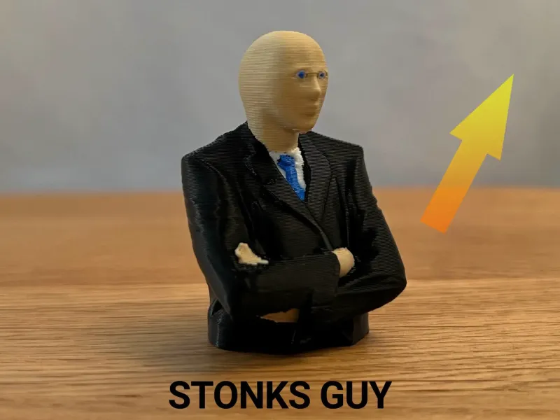 Stonks Guy / Meme Man / Busto do Mr. Succ