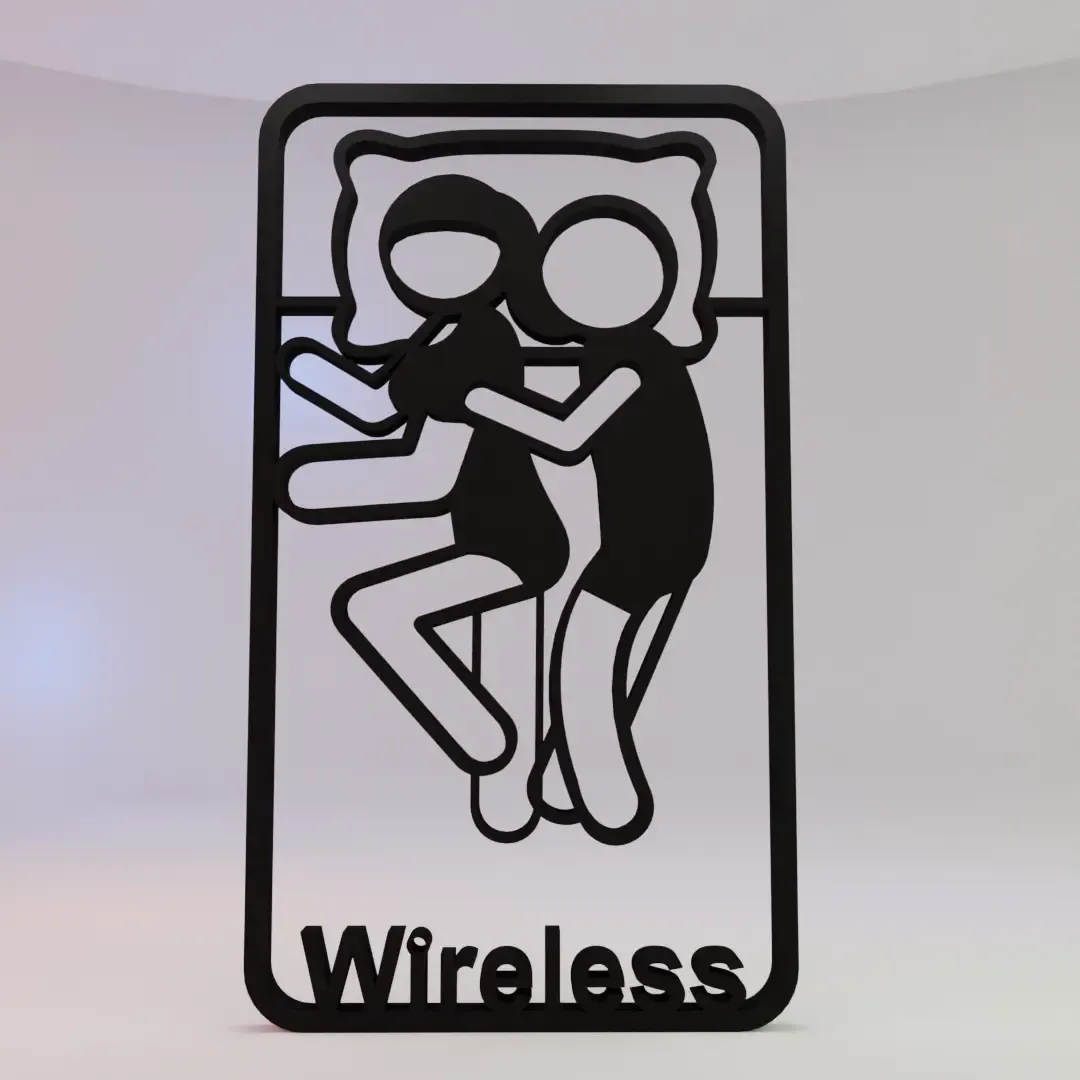 Signature Couple Wireless vs Wired Decorative Signage