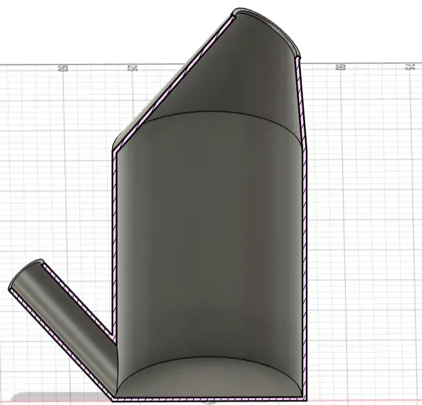 3d printed bong (No supports) 14mm bowl