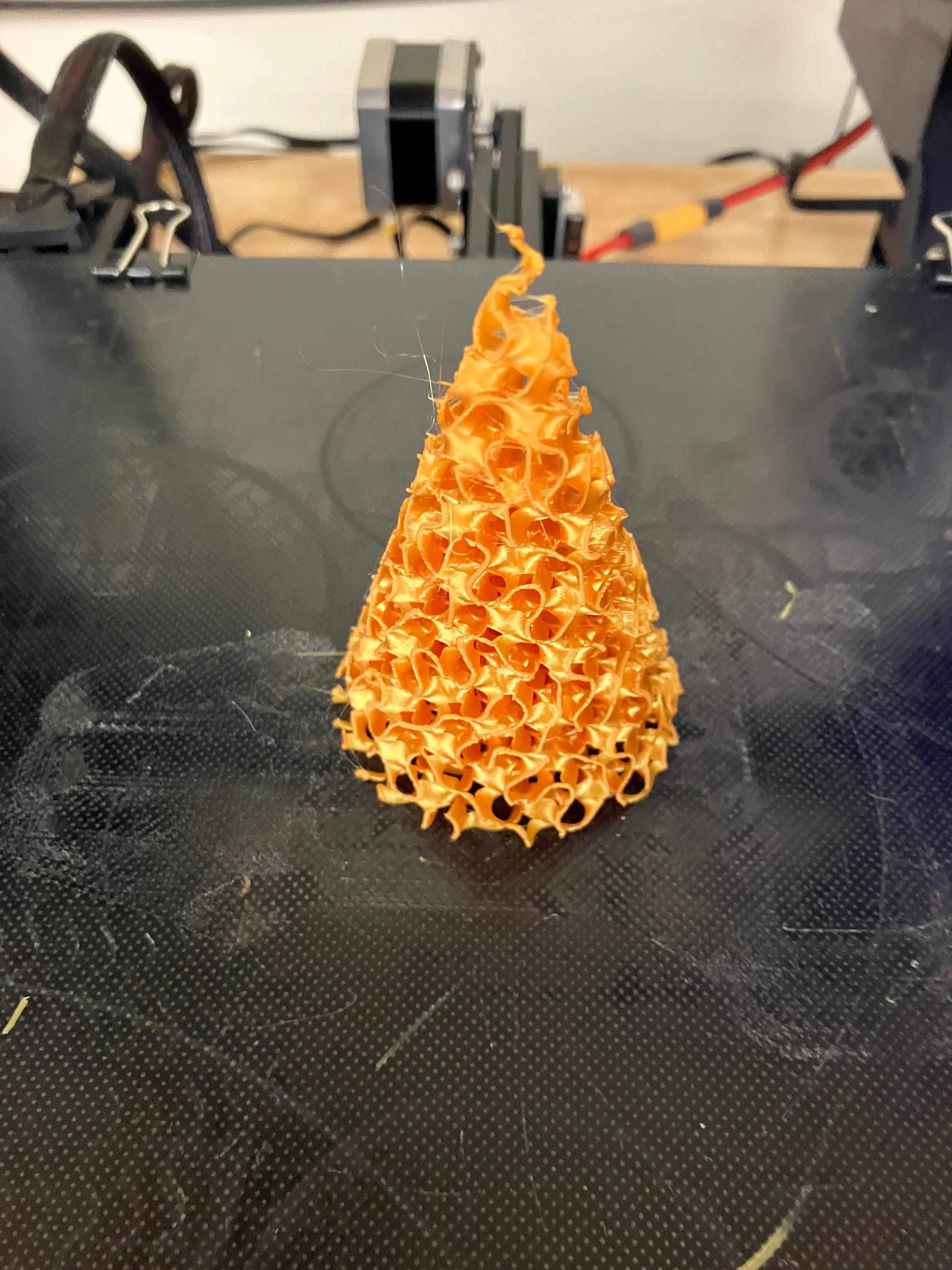 tree shaped jyroide infill christmis ordiment