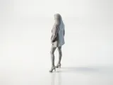 Jacket Lady Figurine Female Figure 3D Printable-2