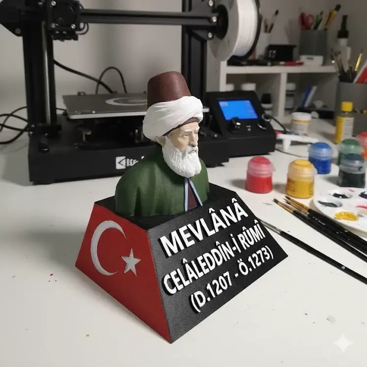 Mevlana Büst