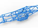 Frame of Super Dirt Late model Scale 1:25-3