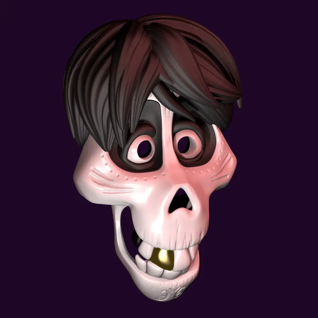 HECTOR RIVERA MASCARA DE CALAVERA HALLOWEEN - COCO