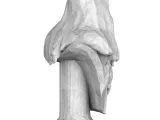 Fantasy Wizard Bust – Low Poly Sculpture STL-4