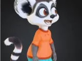 Cartoon Lemur-0
