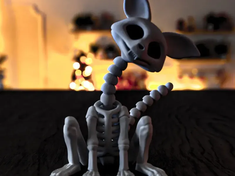 Flexible Cat Skeleton