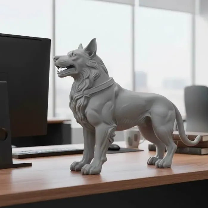 dog statue