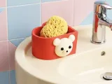 Cute Bear Soap & Sponge Holder Bathroom Tray-8