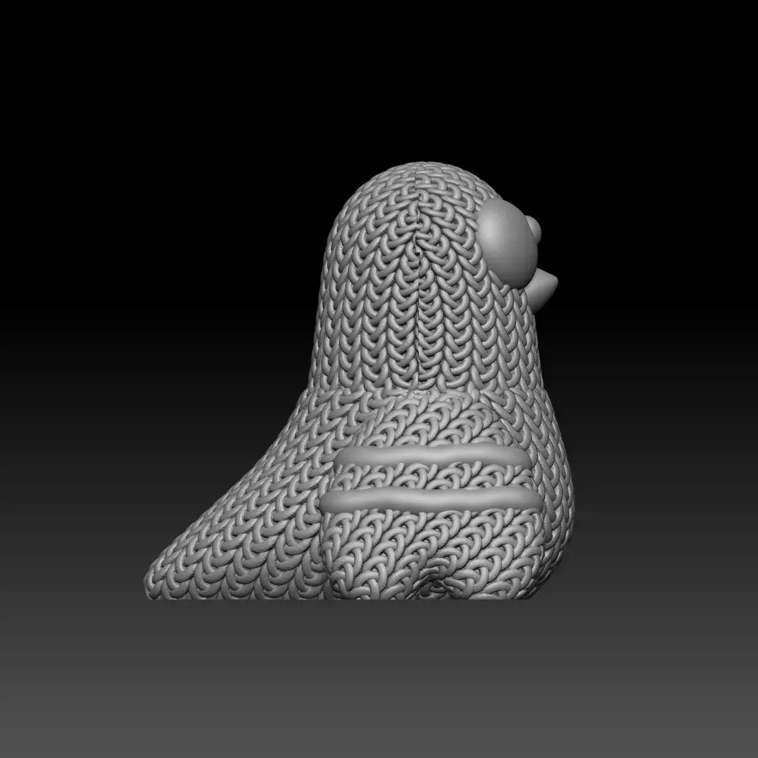 Knitted Pigeon