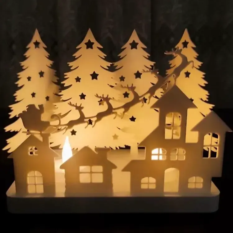 Christmas decor - White Winter Village