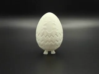 Happy Easter Egg Character