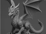 Printable Mythical Dragon-0