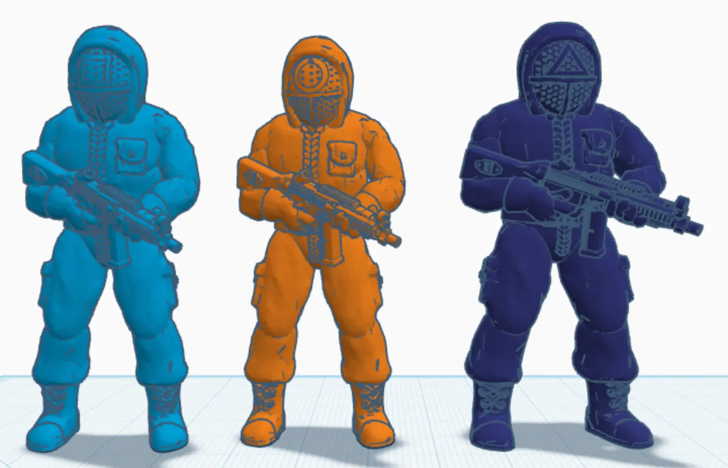 Squid games soldiers