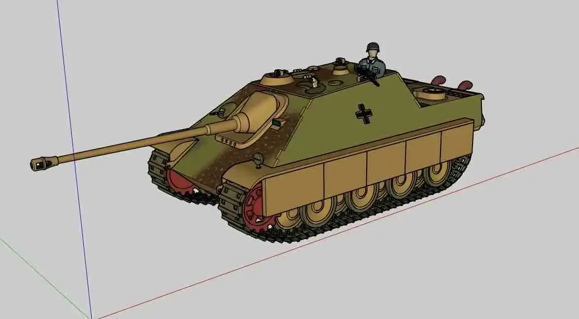 German Tank Destroyer, JagdpanzerV «Jagdpanther» Sd.Kfz. 173