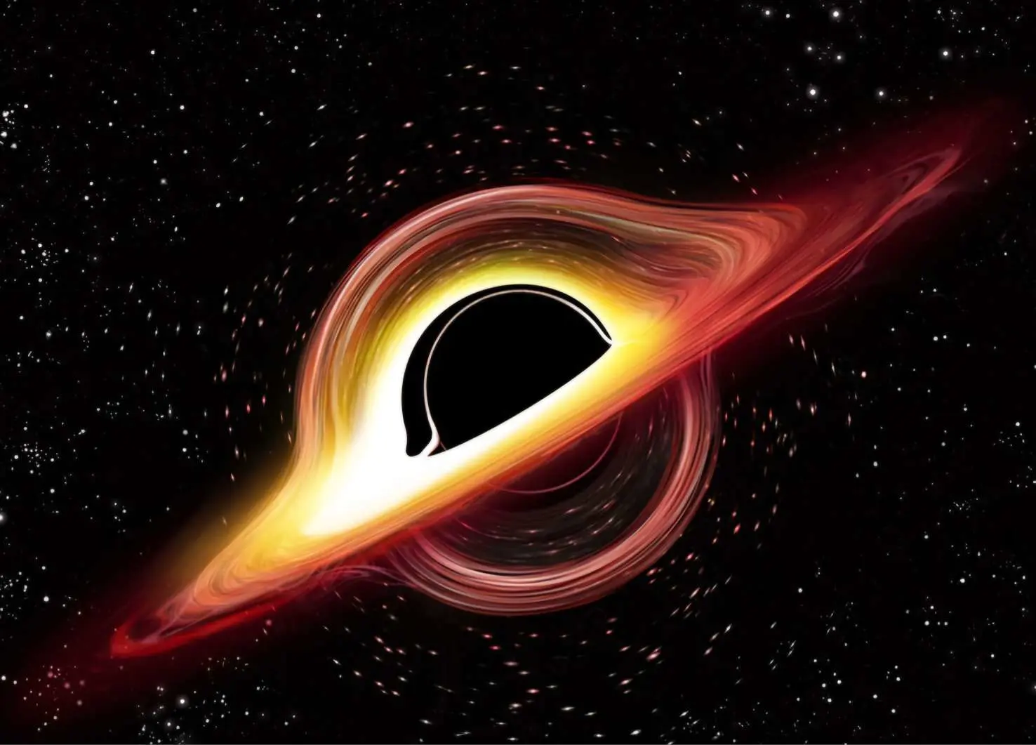 lithophane of a black hole 