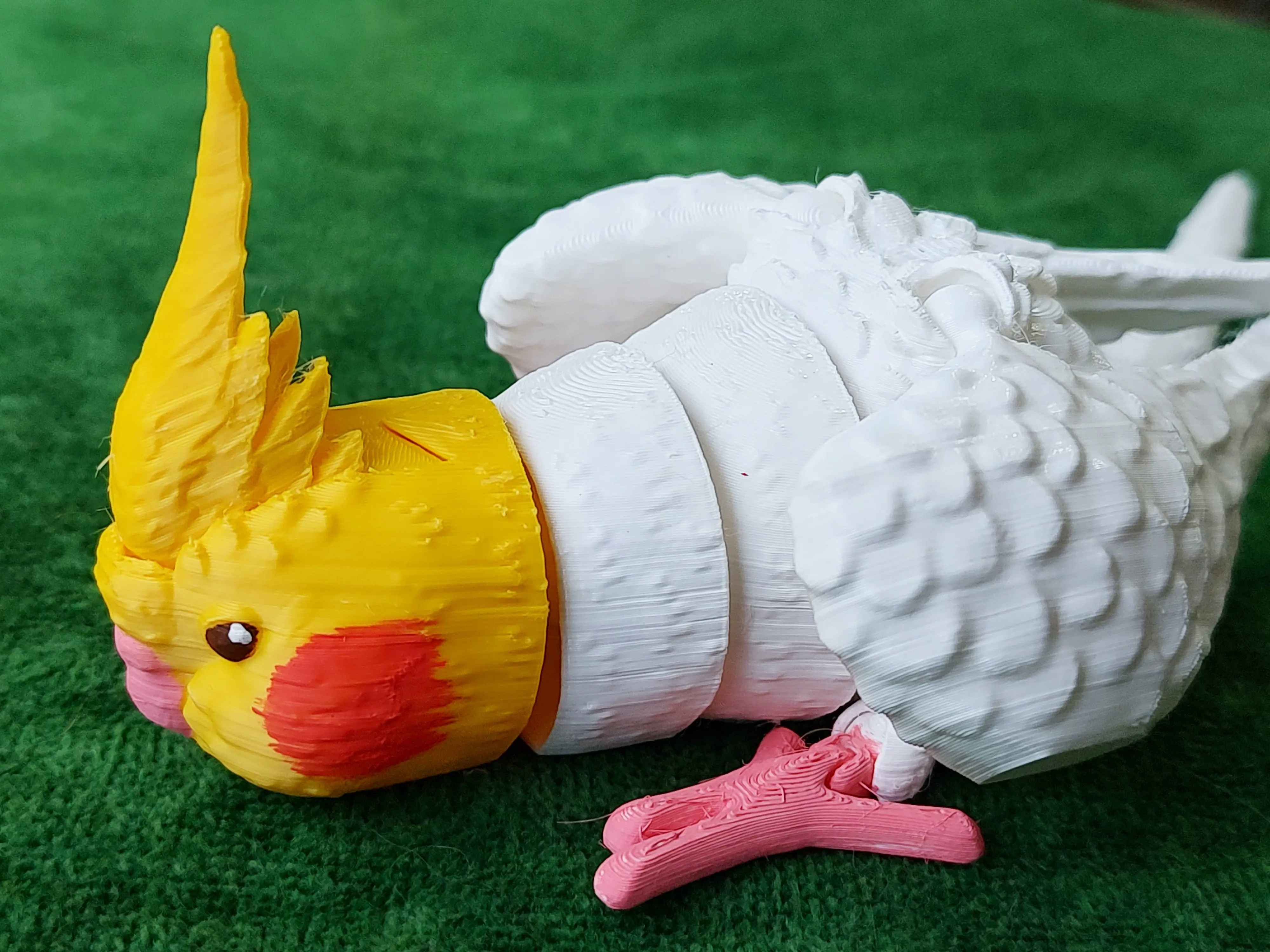 Cockatiel Articulated Figure