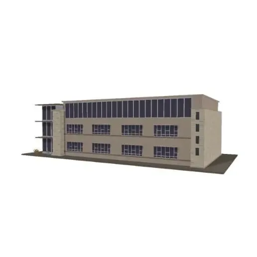 Modern Strip Office Building 3D Model STL Printable