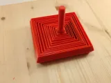 Square Fractal Fidget with Handle-3