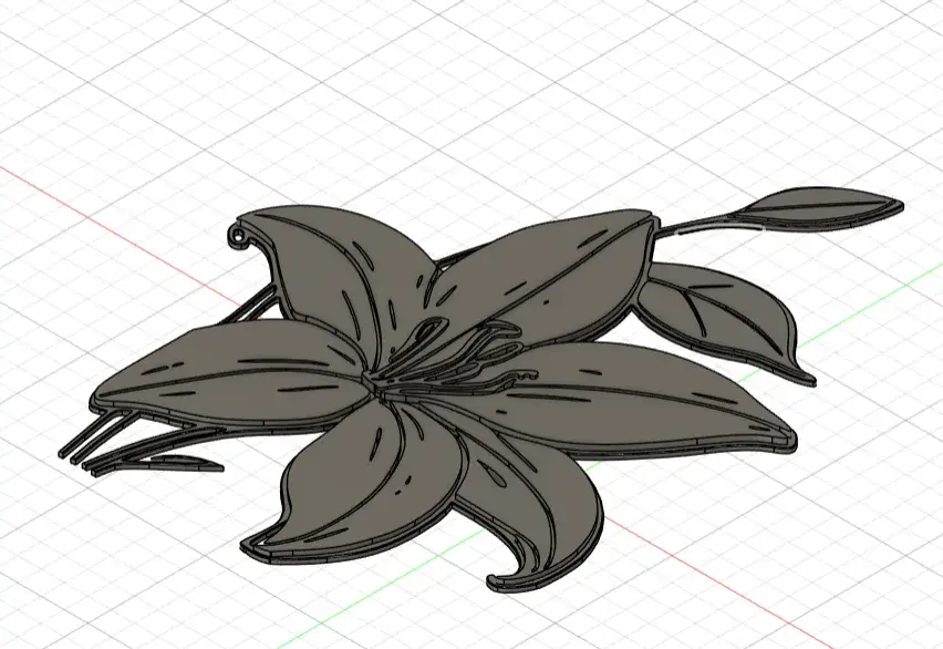 Floral wall decoration