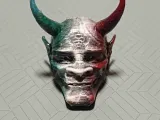 ONI MASK PENDANT/KEYCHAIN-0
