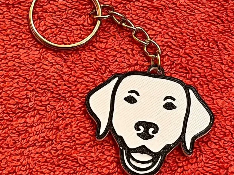 キーホルダー ラブラドール犬