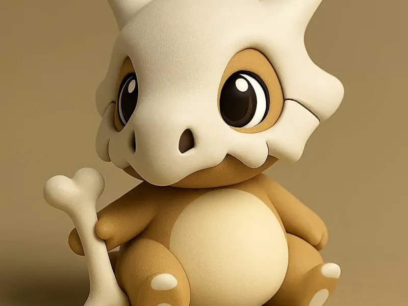 Cubone Pokemon Chibi