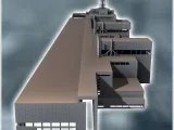 Chernobyl nuclear power plant with open reactor after explos-5