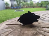 Wolf head keychains-3