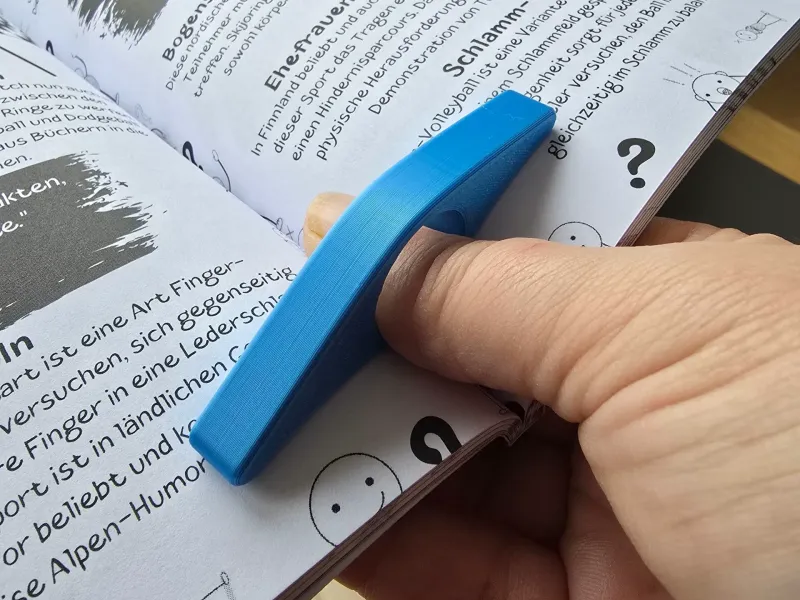 Buchseitenhalterung - Seitenhalter