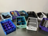Stackable Crates with Organizer Trays-1