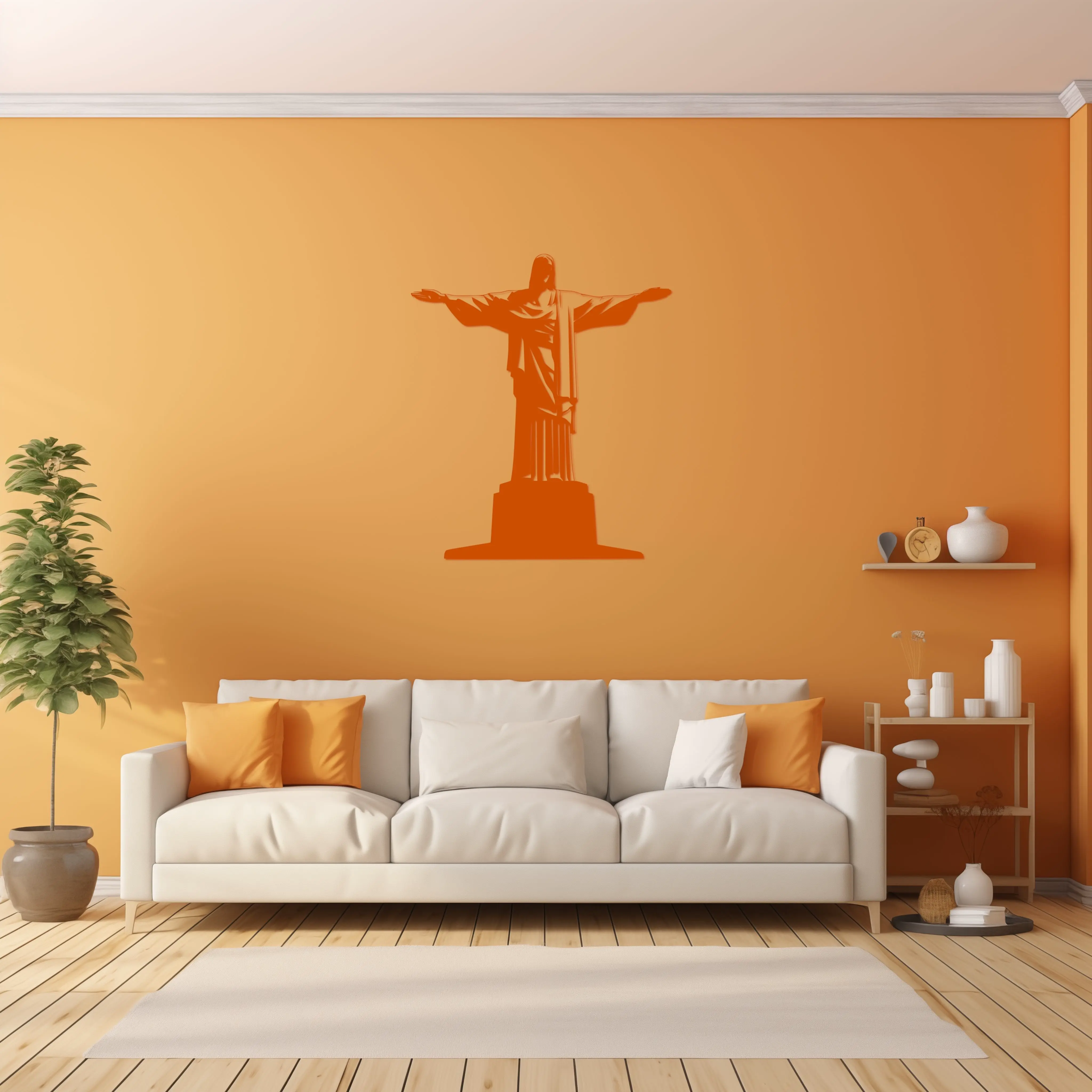 Arte de parede do Cristo Redentor