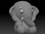 Knitted Elephant-5