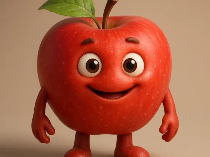 Manzana antropomorfa
