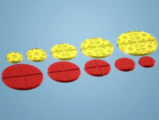 Bases com Tema Gótico Raygun Z.O.D. (escala 28mm/Heroica)