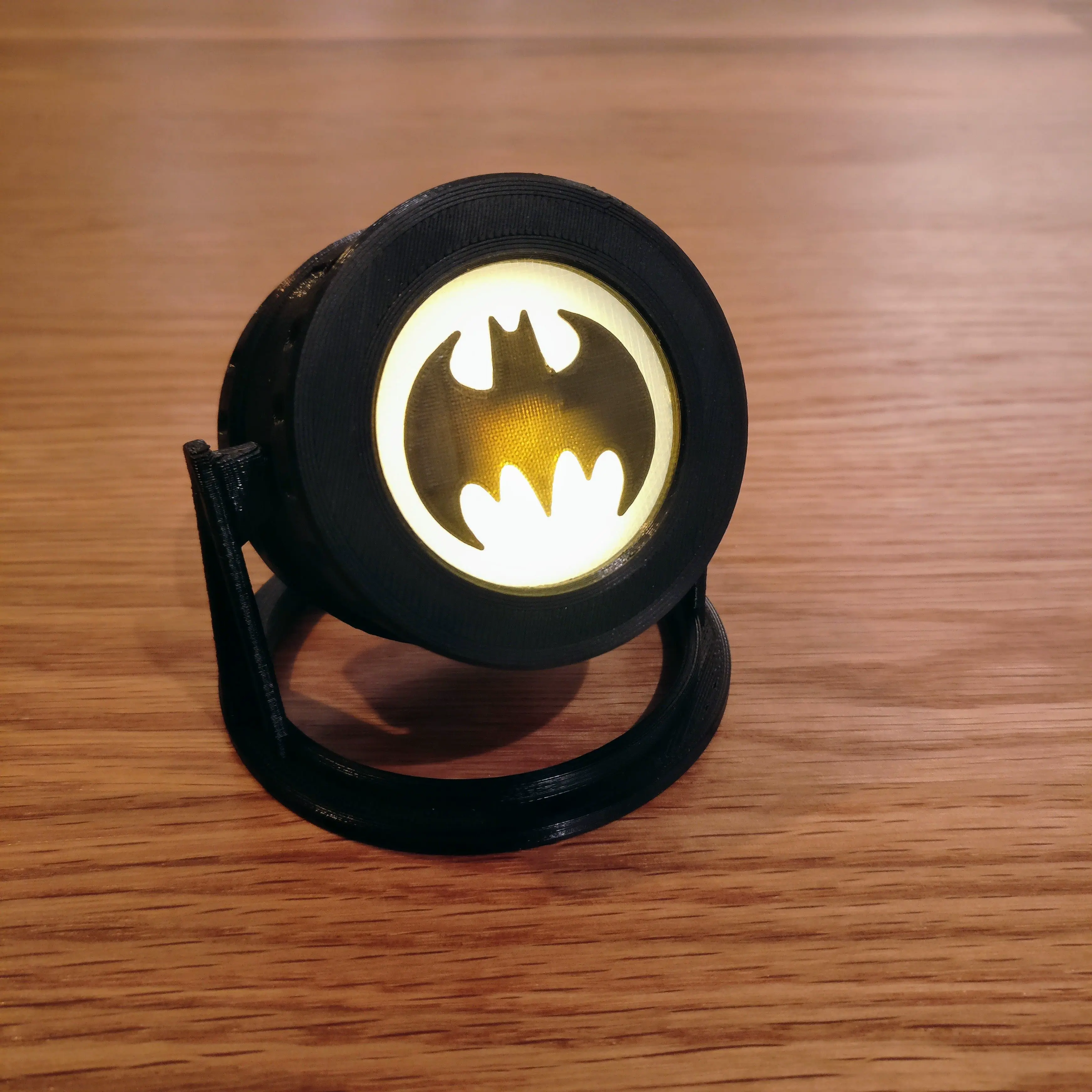Batman signal LED tea light