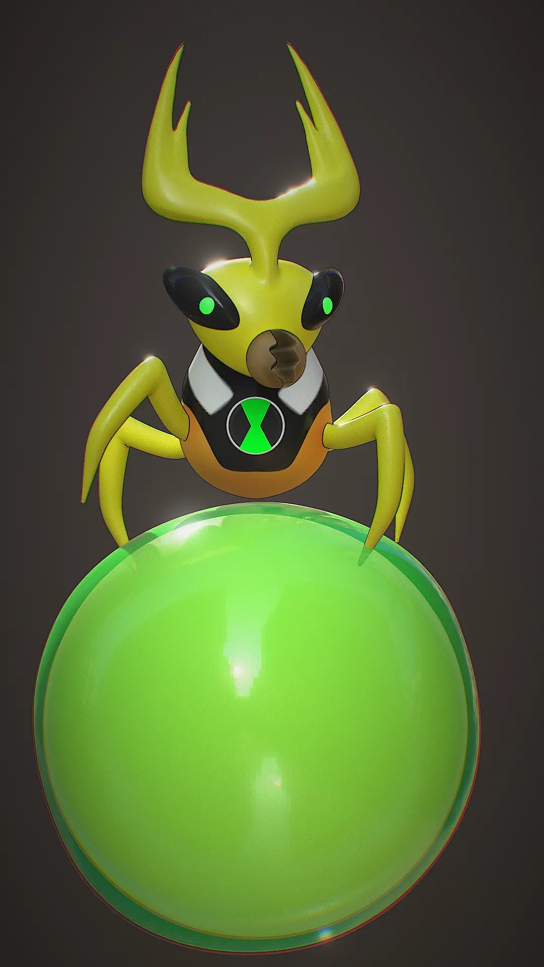 Ball Weevil 3D Model - Ben 10 Alien
