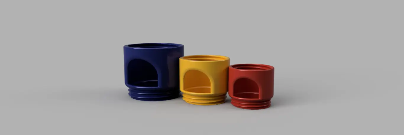 Stacking Screw Together Containers