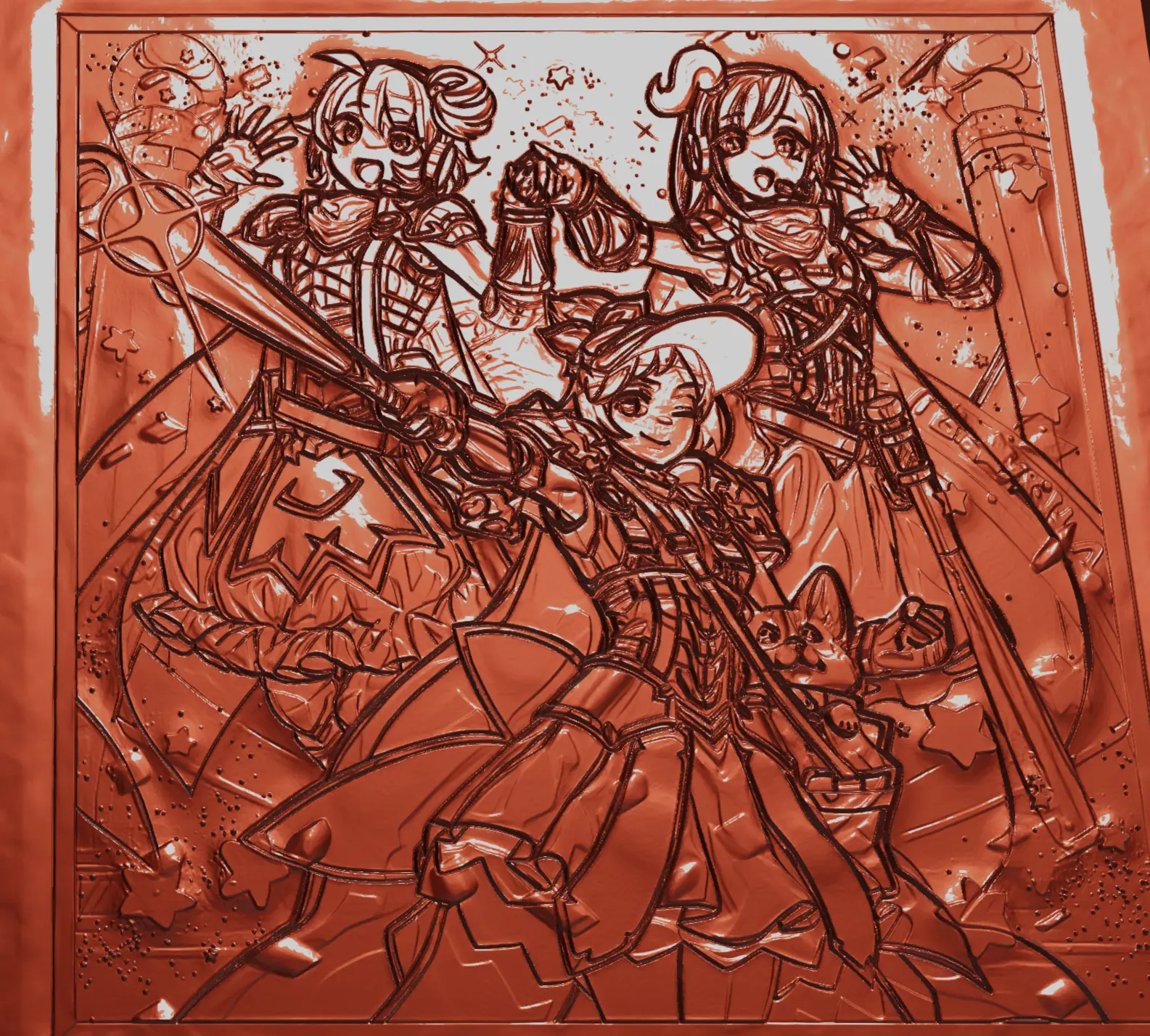 power pro knight sisters - yugioh