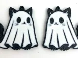 Ghost Cat Earrings / Pendientes Gato Fantasma-0