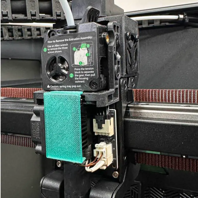 Upgrade part for coldend and fan for K2 Plus