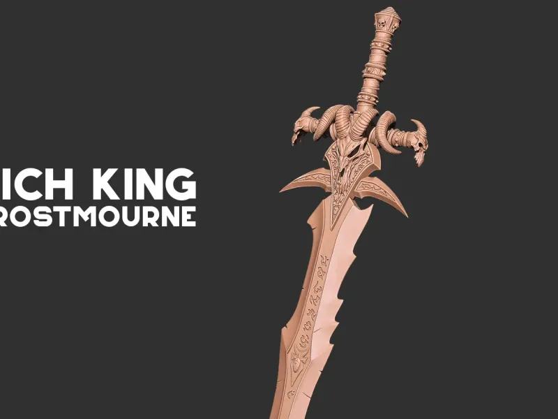 Lichkönig - Frostgram 3D-Druckmodell