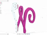 Fridge Magnet letter W capital-2