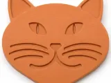 Cute Cat Face Drink Coaster-3