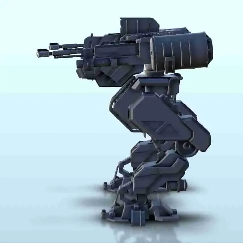 Sihbris combat robot (4) - sci-fi science fiction future 40k