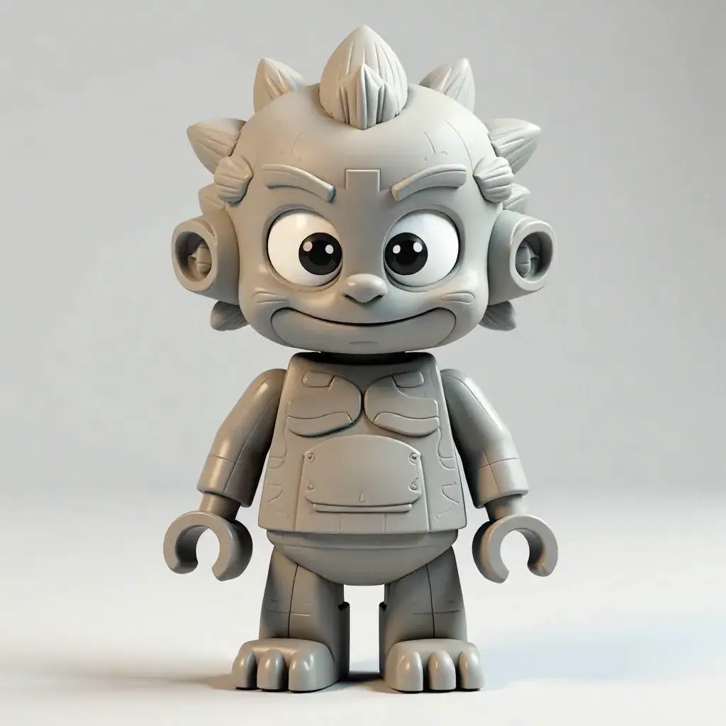 Spiko – Cute Fantasy Creature LEGO-Style Figurine