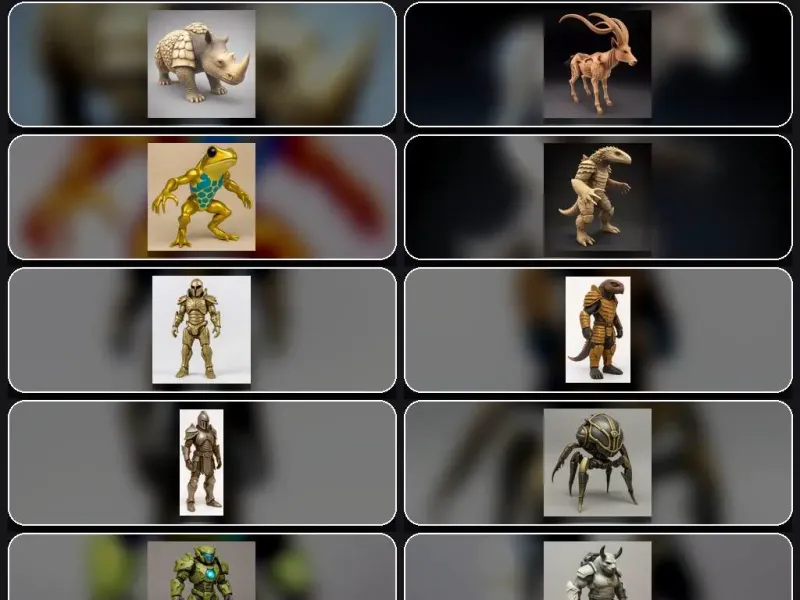 Cinematic Creature + Mech Kitbash Pack (High-Poly 3D Models)