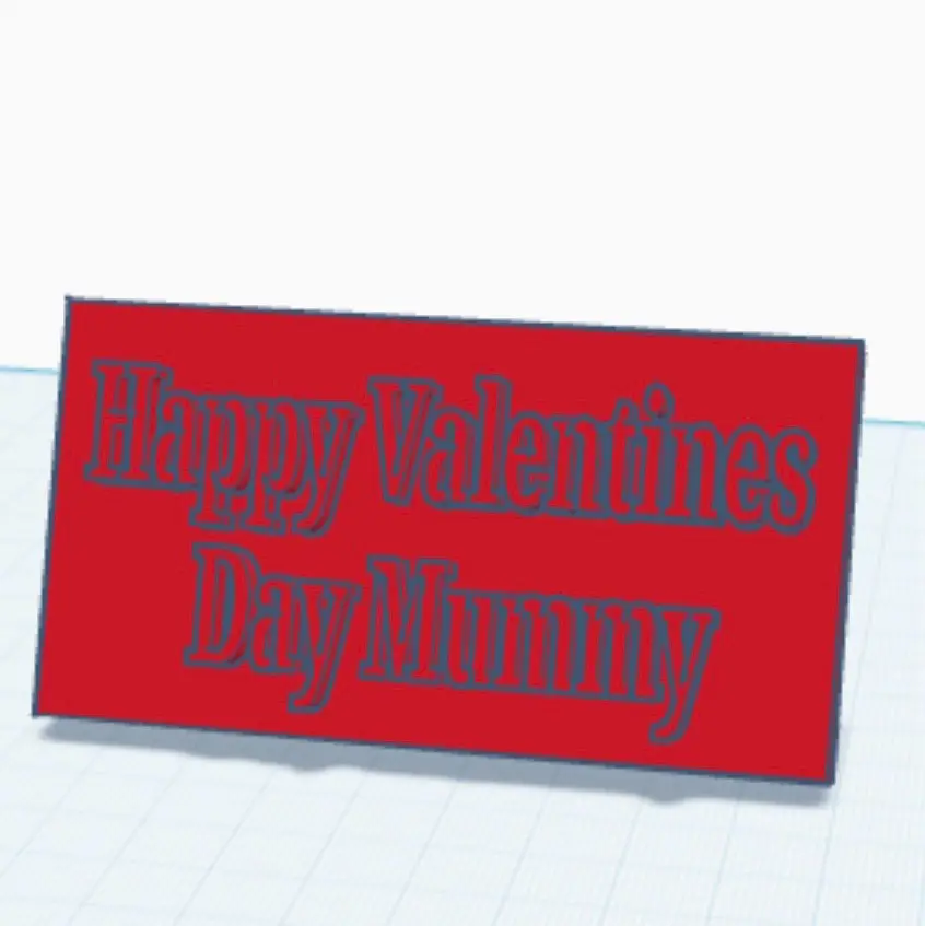 Valentines Day stand - gift for family and friends