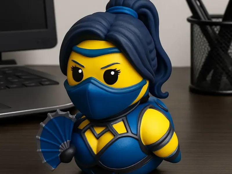 Rubber Duck - Kitana - Mortal Kombat  - 3D print