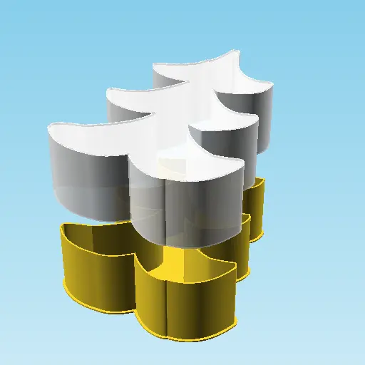 Tree Icons 003E, nestable box (v2)